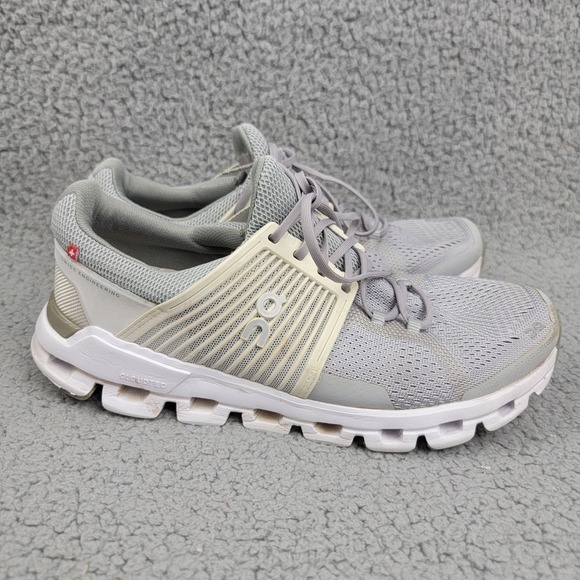 On Running Cloudswift White & Gray Running Shoes / Women's 8.5 Athletic READ! - Picture 1 of 14